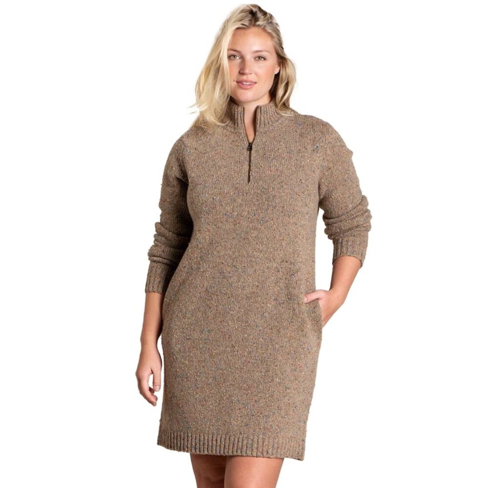 NWT Toad & Co 1/4 Zip Sweater Dress